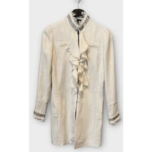 Royal Underground Linen Blend Jacket Size Small
